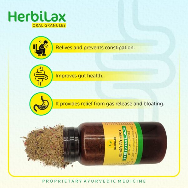 Herbilax Granules 145 g Ayurvedic Laxative - Image 3
